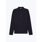 Polo En Jersey De Coton Mercerisé - Noir