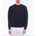 Black Crew-Neck Sweatshirt - Black