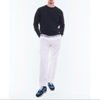 Black Crew-Neck Sweatshirt - Black