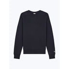 Black Crew-Neck Sweatshirt - Black