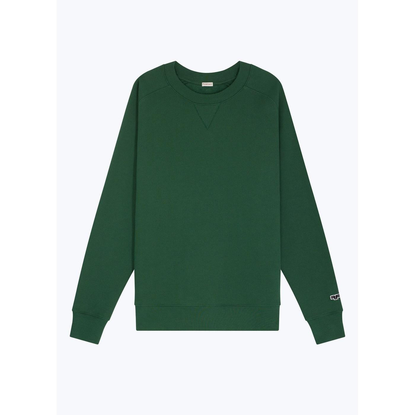 Sudadera de algodón orgánico - Verde