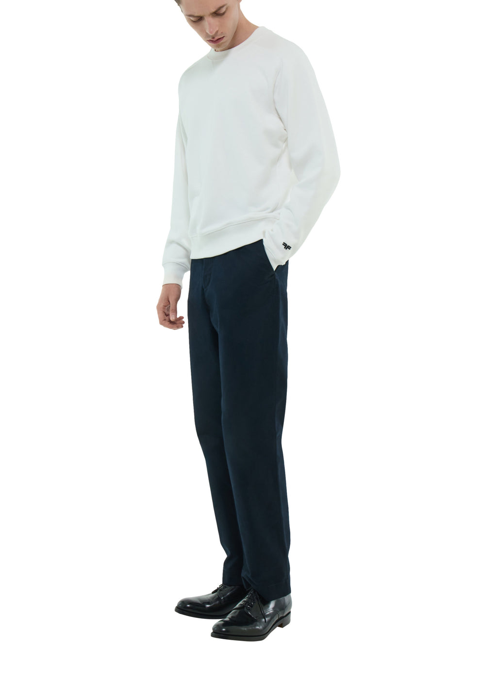 Sweat Col Rond - Blanc