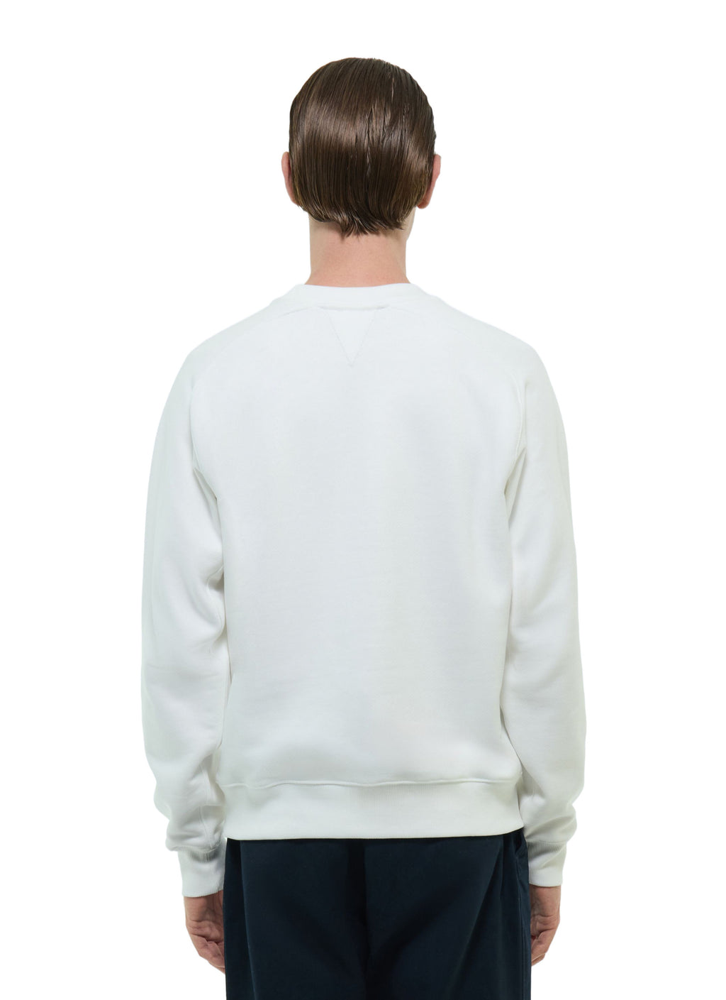 Sweat Col Rond - Blanc