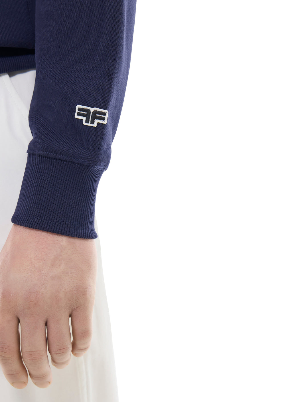 Sweatshirt mit Rundhalsausschnitt - Marineblau