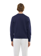 Sweatshirt mit Rundhalsausschnitt - Marineblau