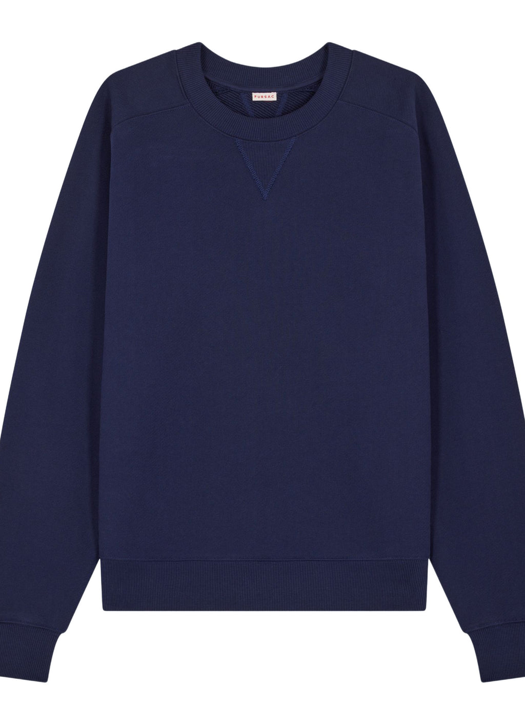 Sweatshirt mit Rundhalsausschnitt - Marineblau