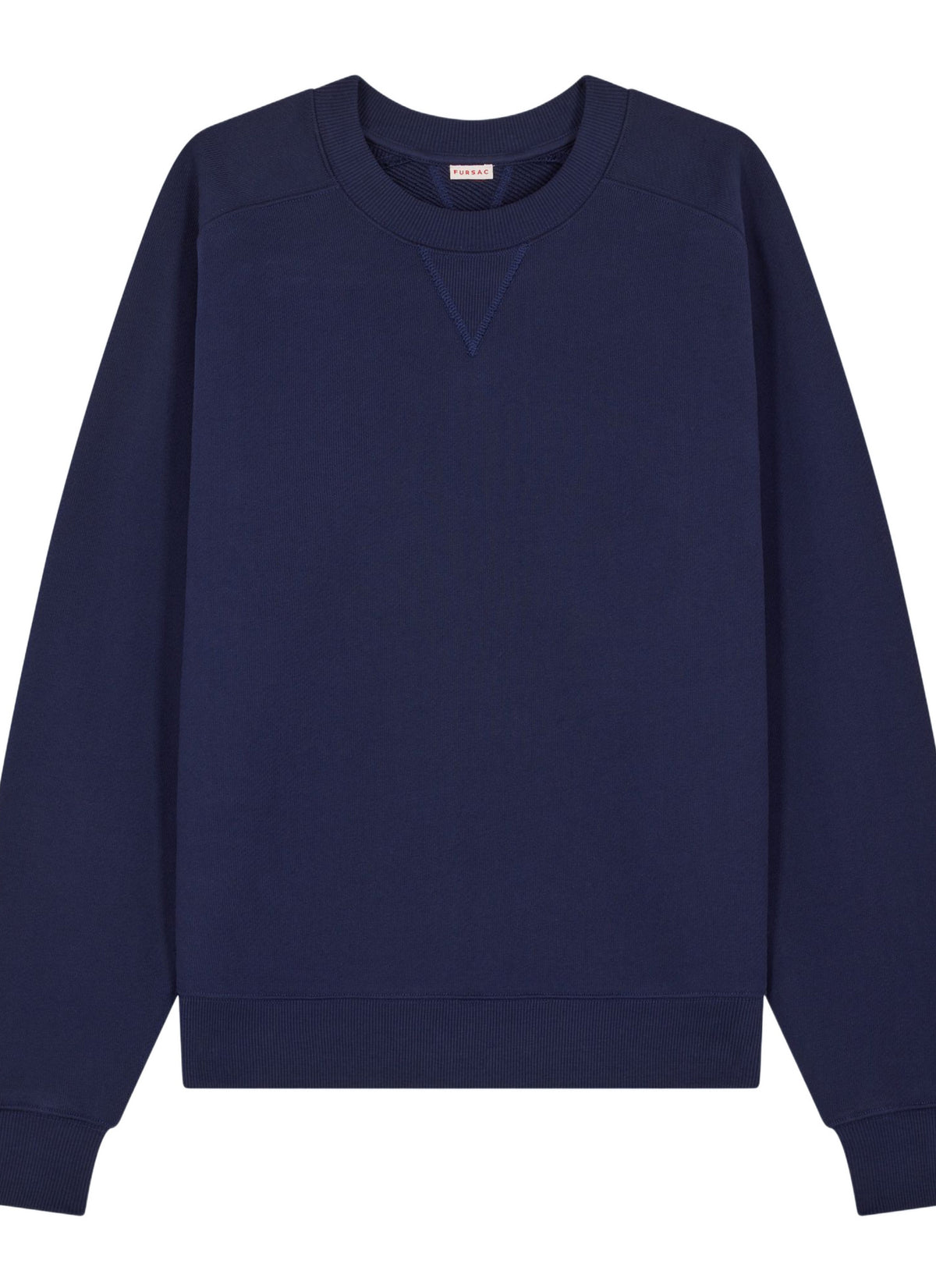 Sweatshirt mit Rundhalsausschnitt - Marineblau
