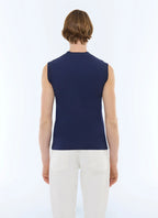 Mouwhoos Hemd Marineblauw