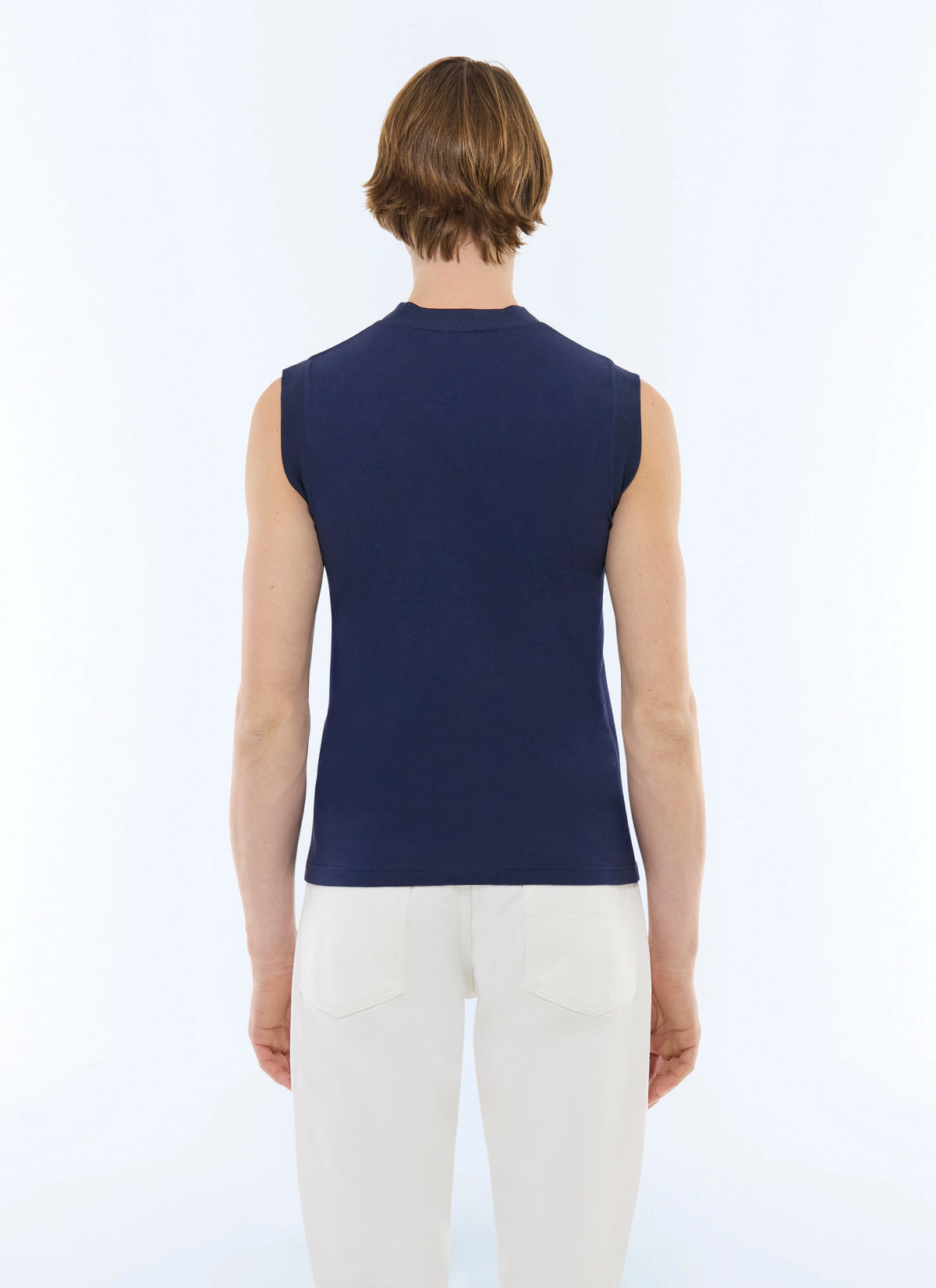 Mouwhoos Hemd Marineblauw