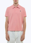 Polo En Piqué 3 Boutons - Rose