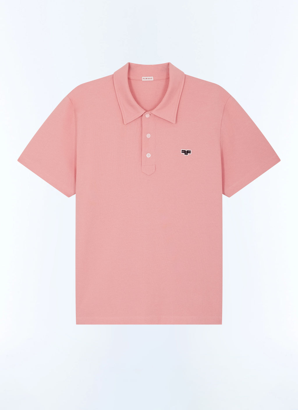 Polo En Piqué 3 Boutons - Rose