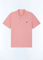 Polo En Piqué 3 Boutons - Rose