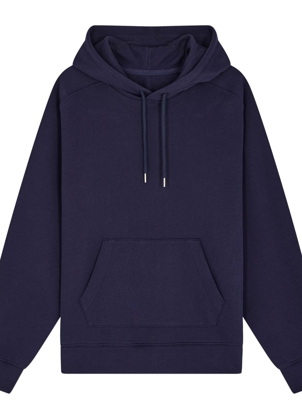 Sweat À Capuche Nid D'Abeille - Marine