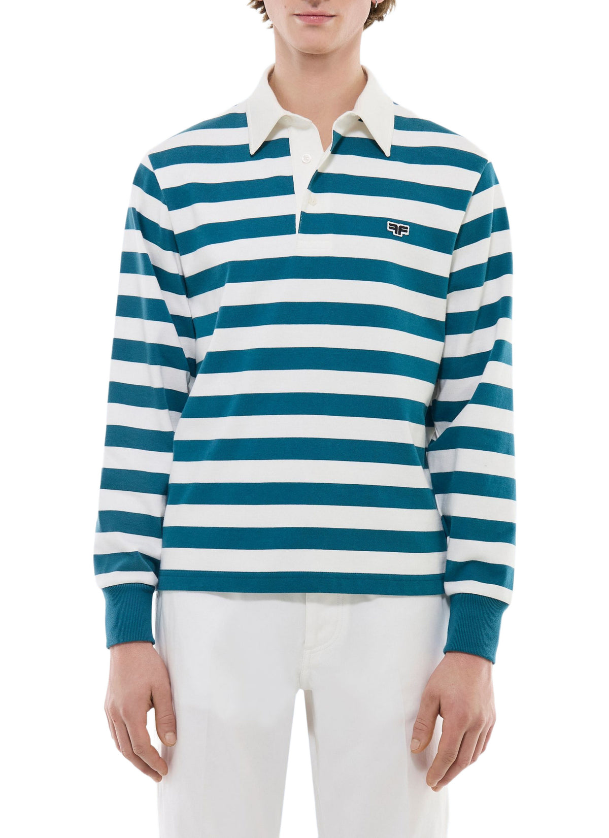 Polo de rugby - Azul petróleo