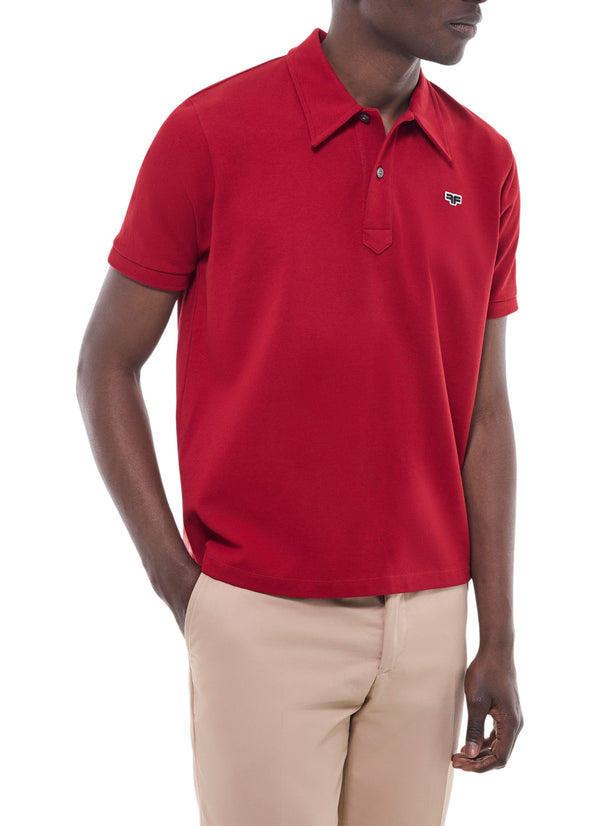 Polo In Piqué - Bordeaux