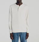 Fursac - TShirt Blanc With Tunisian Cotton Collar