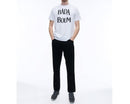 Fursac - Camiseta de algodón con estampado "Badaboum" - Blanco - Hombre