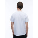 Fursac - Camiseta de algodón con estampado "Badaboum" - Blanco - Hombre