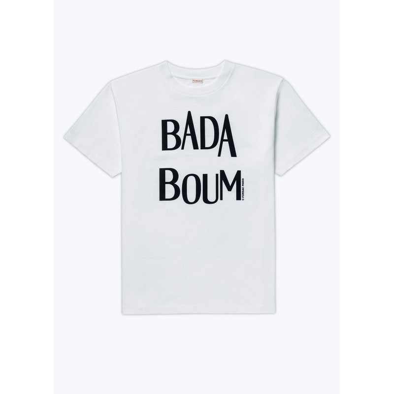 Fursac - Camiseta de algodón estampada "Badaboum