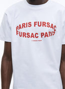 Fursac - TShirt Blanc Printed Cotton Fursac