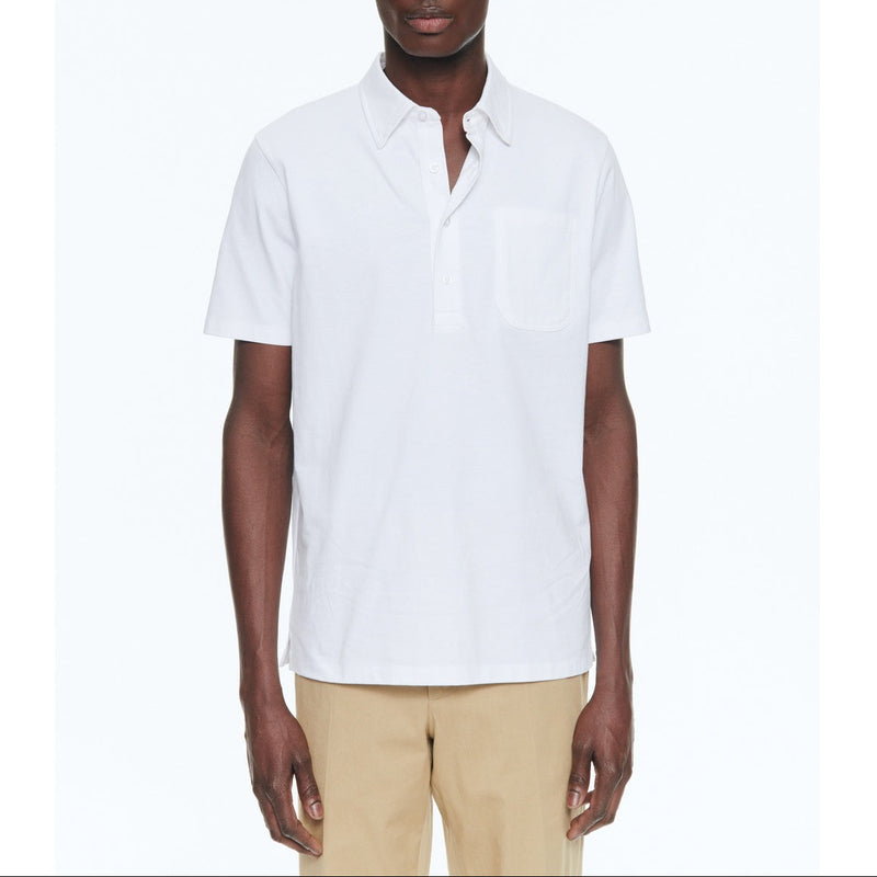 Polo Blanc En Jersey De Coton - Blanc