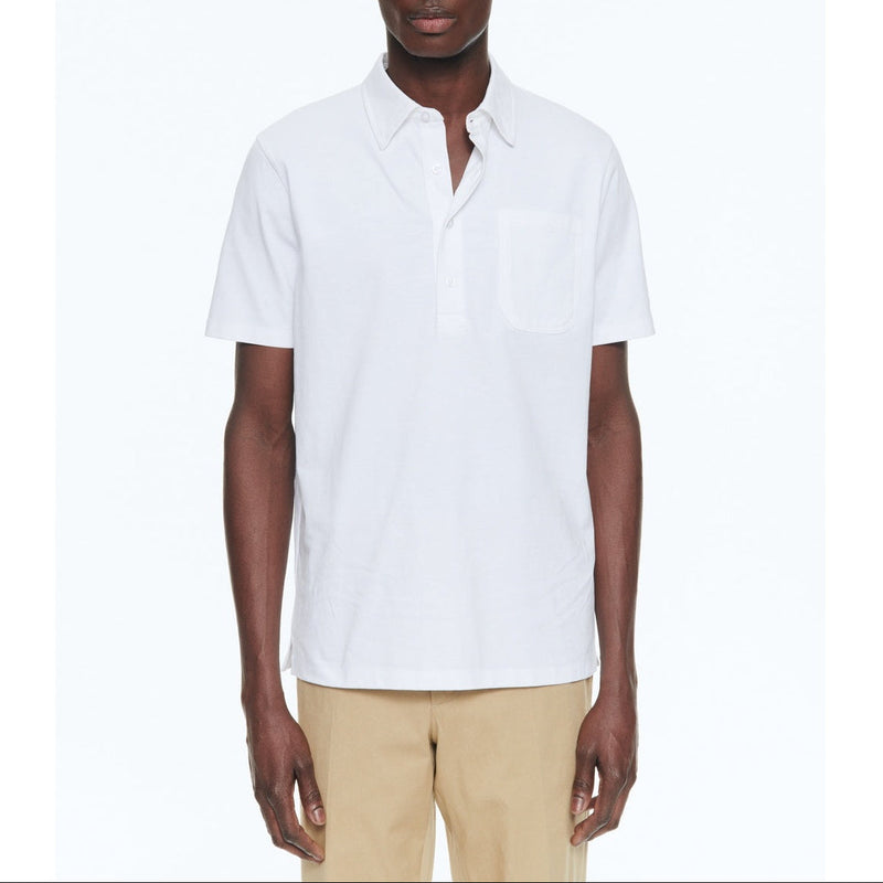 Polo De Jersey De Algodón Blanco - Blanco