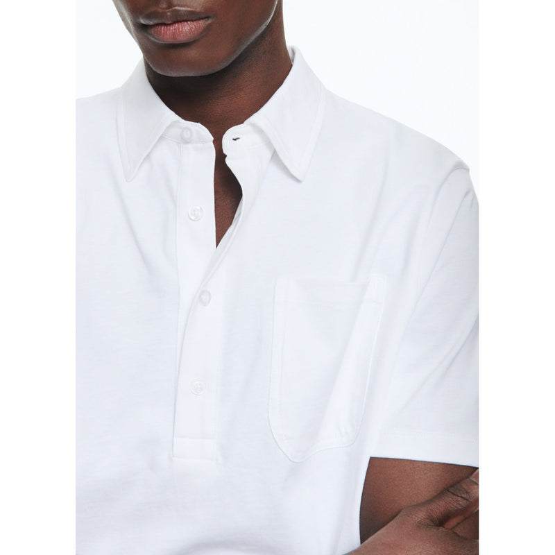 Polo De Jersey De Algodón Blanco - Blanco