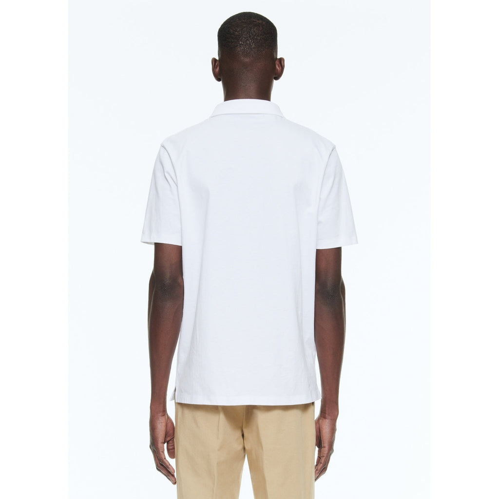 Polo De Jersey De Algodón Blanco - Blanco