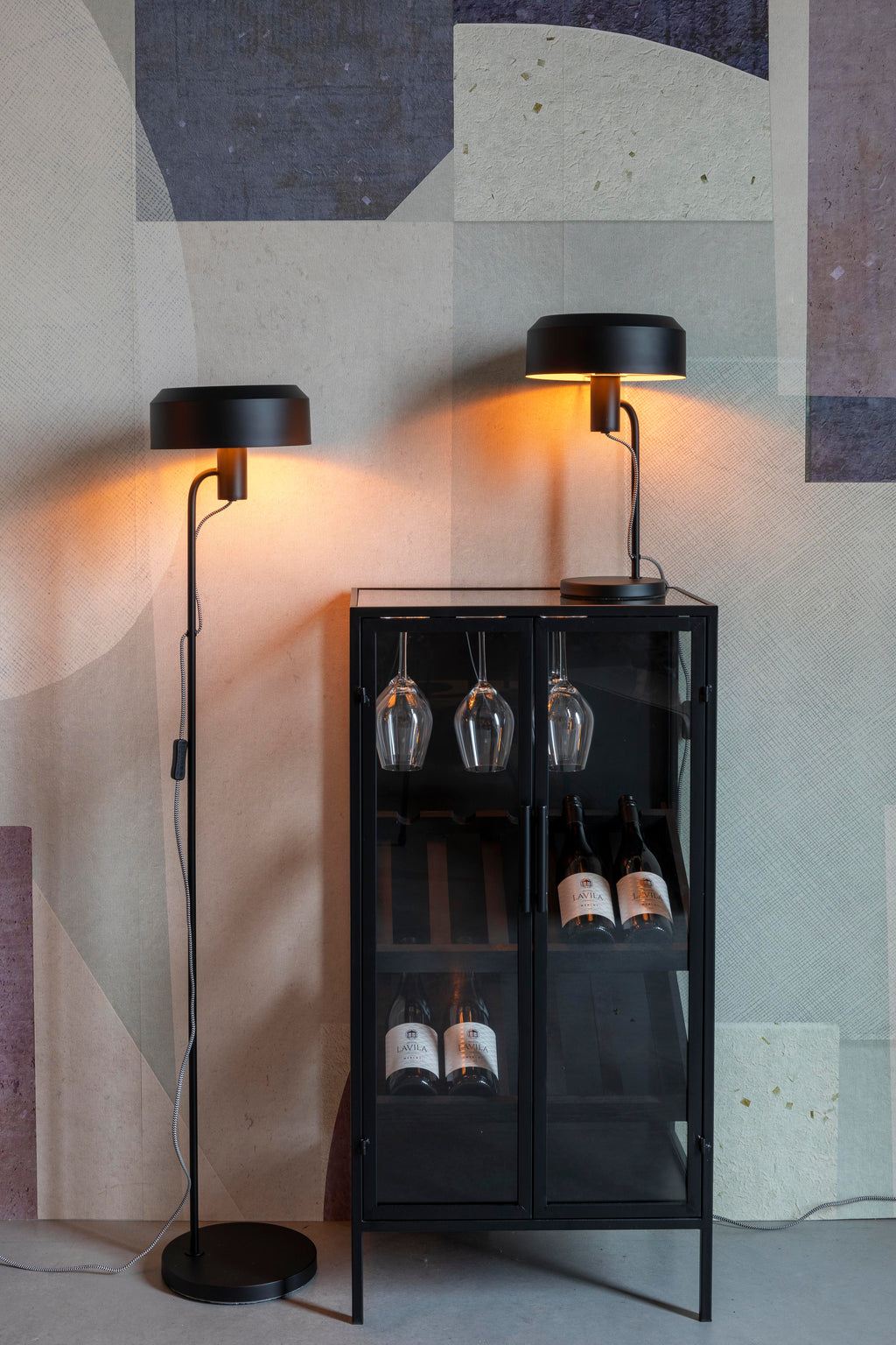 Landon - Floor Lamp - Iron - Black