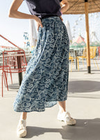 Gil Fluid Skirt - Paisley