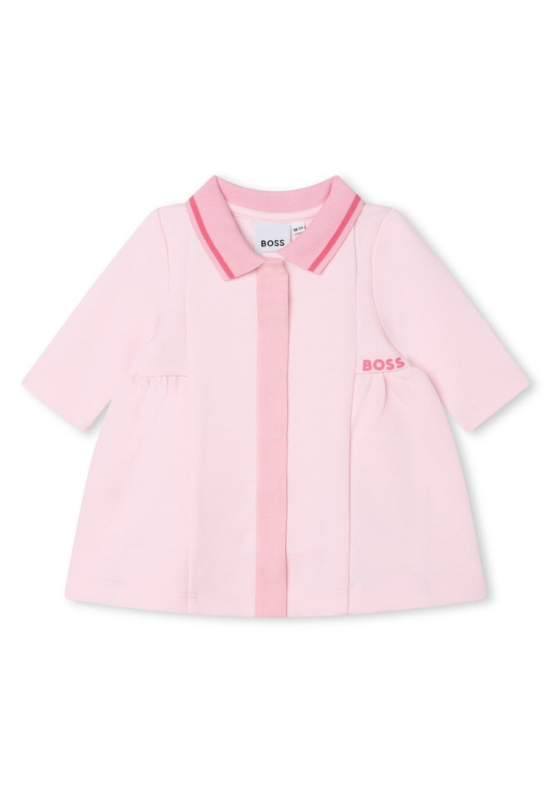 Robe Polo - Baby Pink - Bebe Fille - Boss