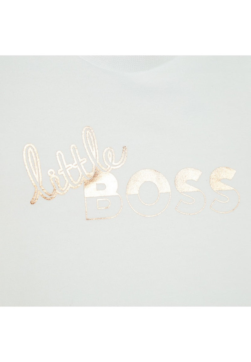 T-Shirt Manches Longues - Blanc - Bebe Fille - Boss