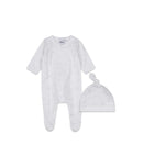 Ens.Pyjama+Bonnet - Blanc - Bebe Unisexe - Boss