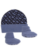 Bonnet+Chaussons - Bleu Cargo - Bebe Unisexe - Boss