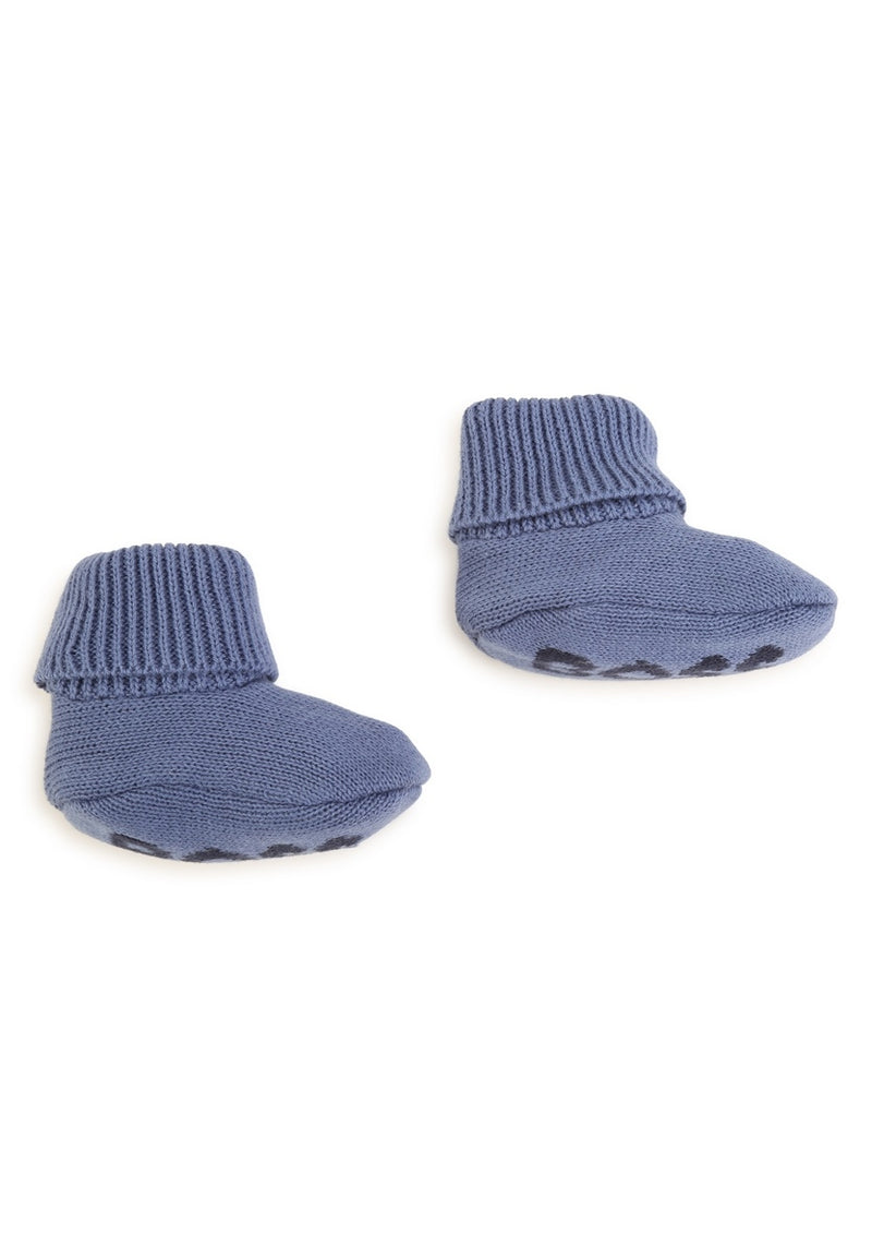 Bonnet+Chaussons - Bleu Cargo - Bebe Unisexe - Boss