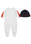 Ensemble Pyjama+Bonnet - Gris Clair C - Bebe Garcon - Boss