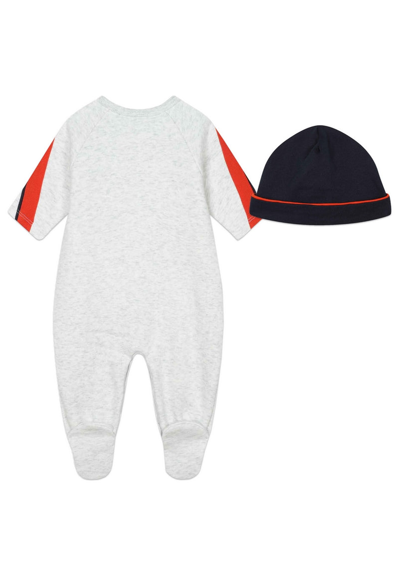 Ensemble Pyjama+Bonnet - Gris Clair C - Bebe Garcon - Boss