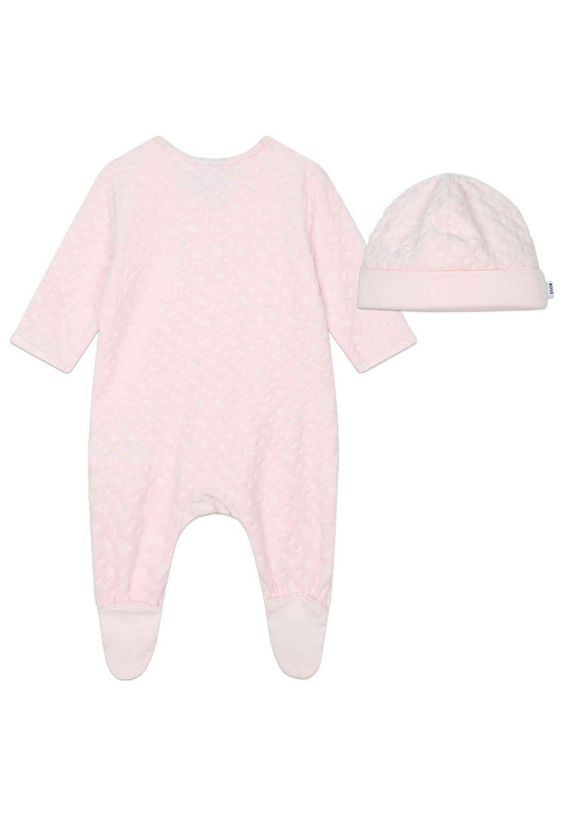 Ens.Pyjama+Bonnet - Baby Pink - Bebe Fille - Boss