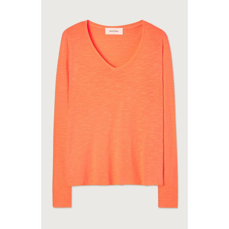 Camiseta cuello pico - Fluo Fire - Mujer