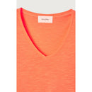 Camiseta cuello pico - Fluo Fire - Mujer
