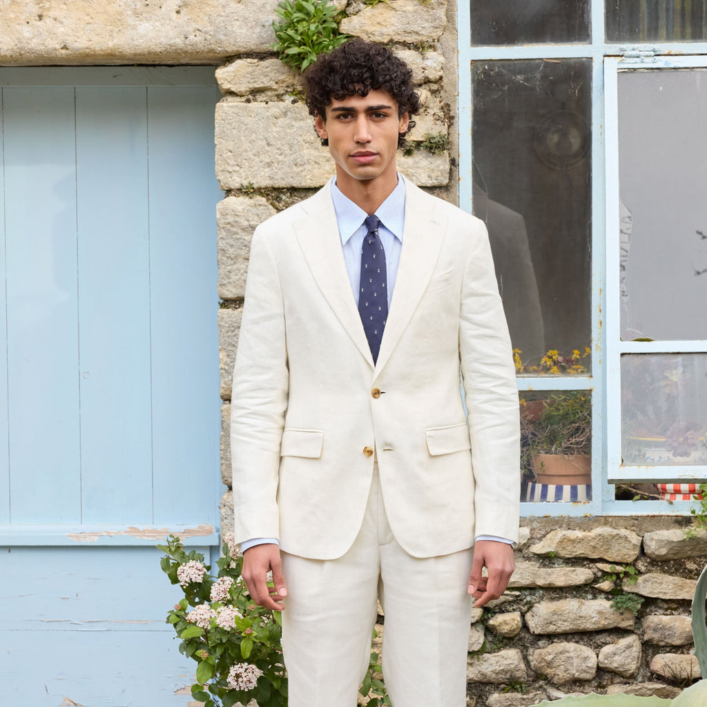 Veste En Lin Blanc
