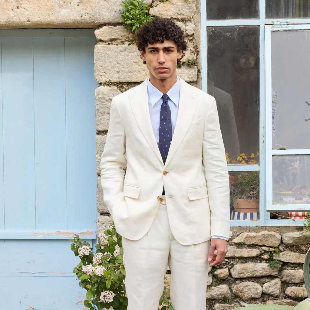 Veste En Lin Blanc