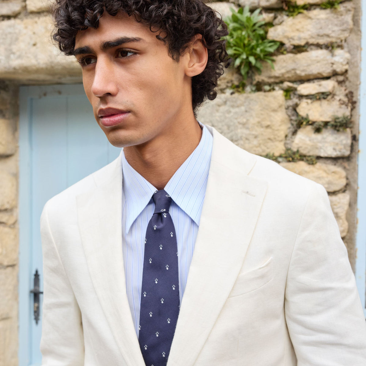 Veste En Lin Blanc