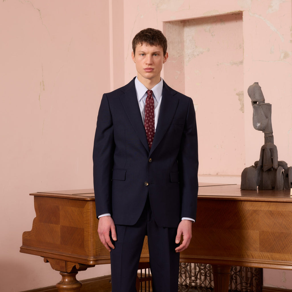 Veste En Laine Fresco Marine