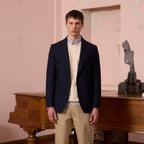 Veste En Laine Fresco Marine
