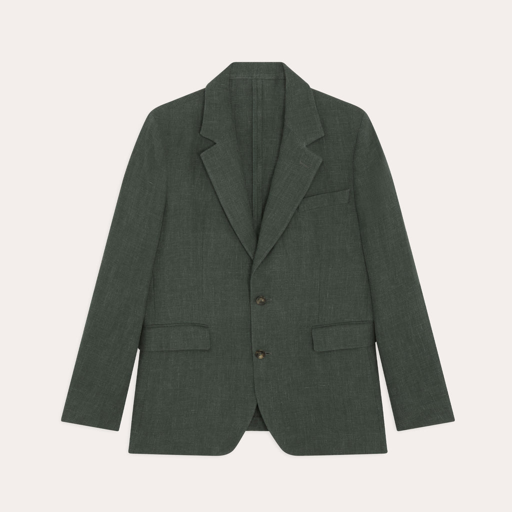 Veste En Lin Verte