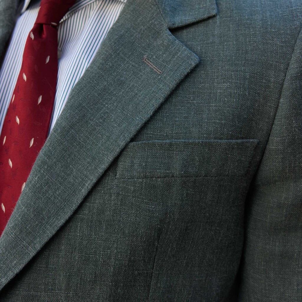 Veste En Lin Verte
