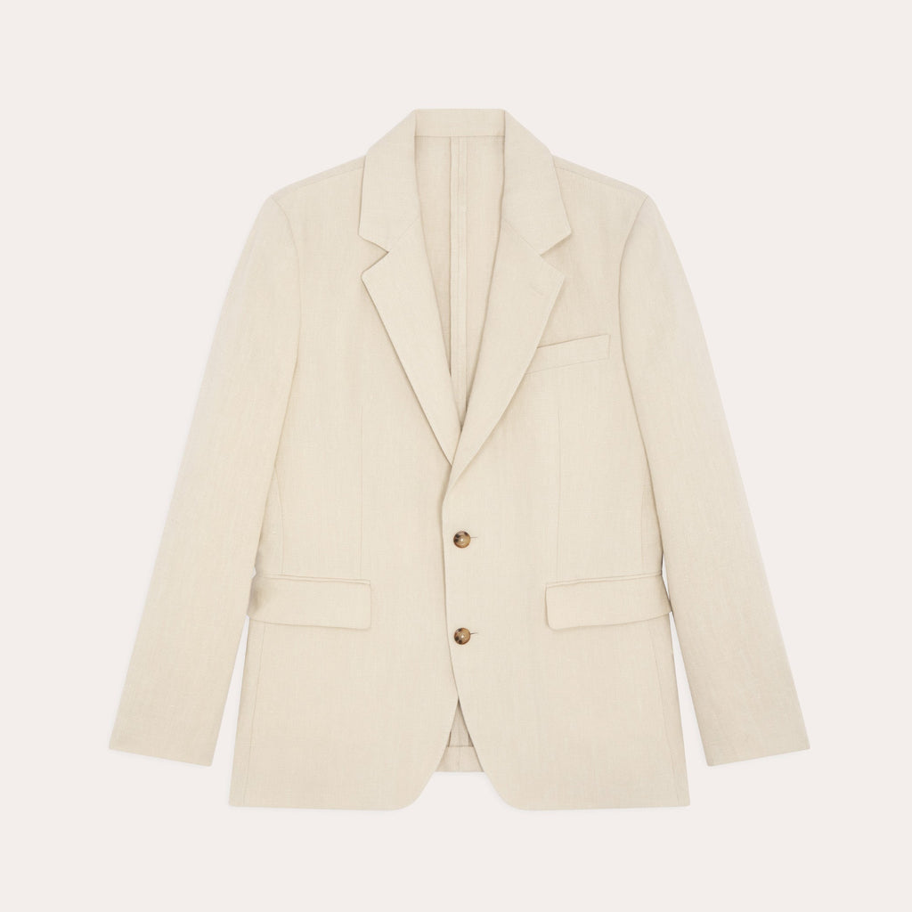 Veste En Lin Beige