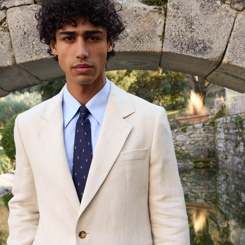 Veste En Lin Beige