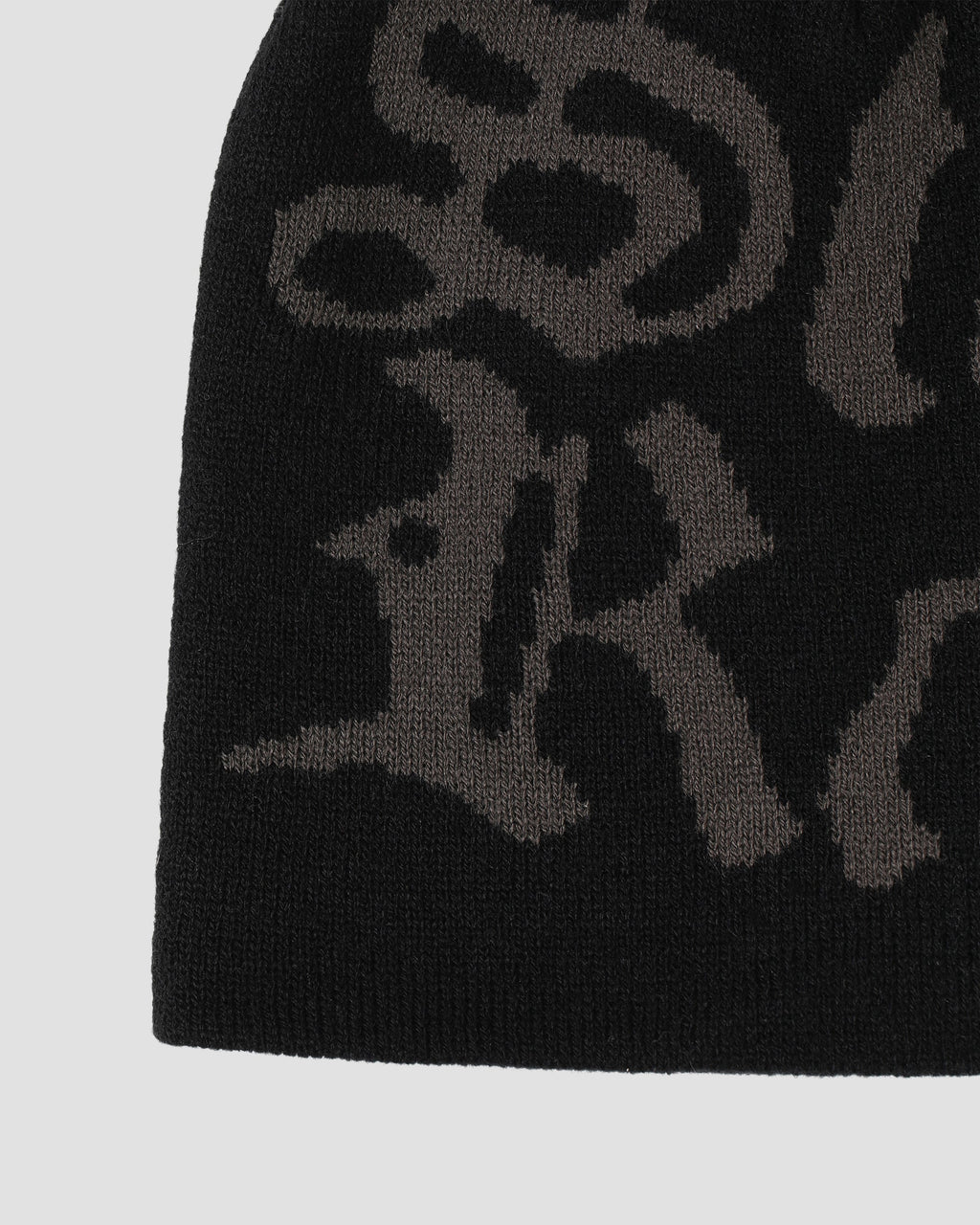 Jaquard Beanie - Black